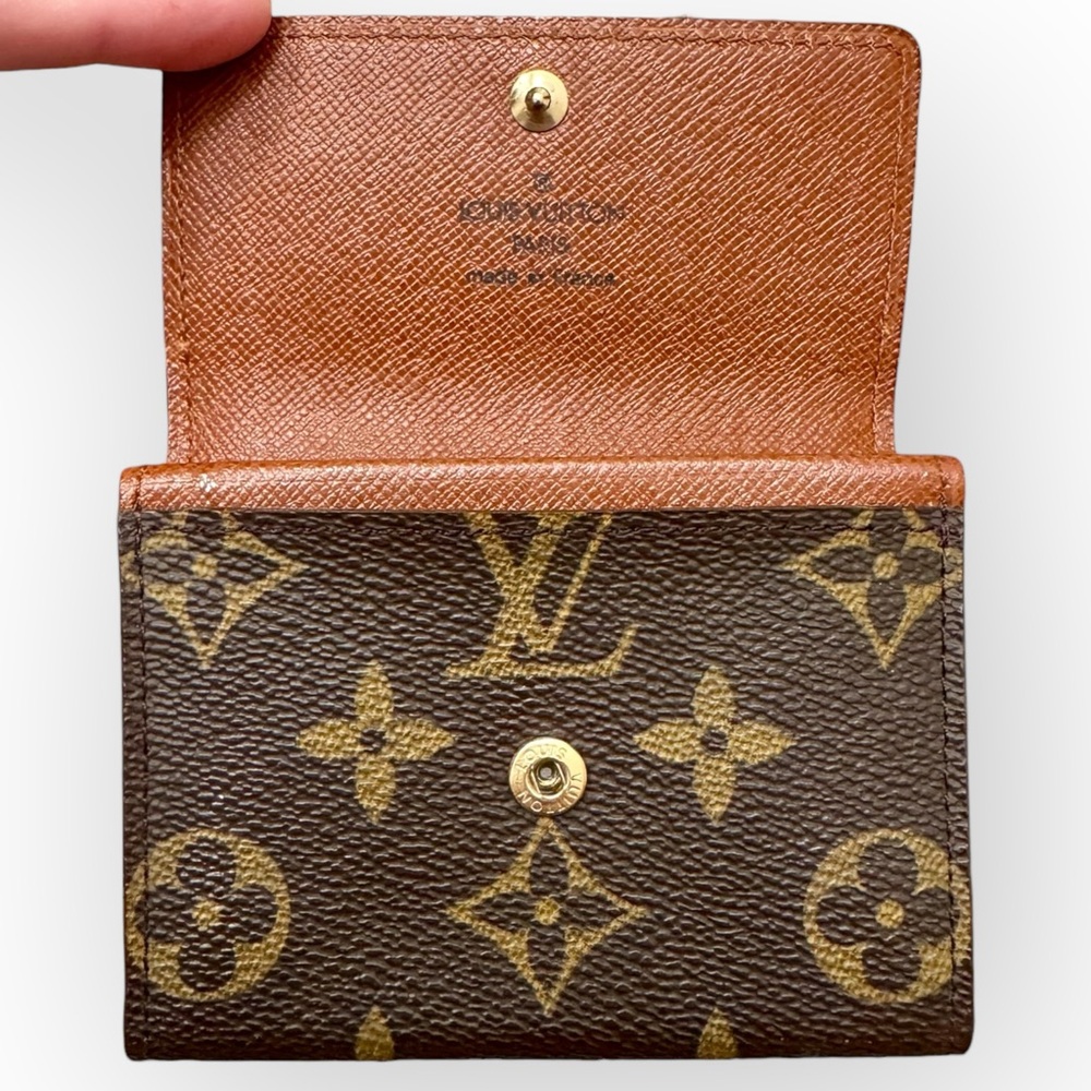 LOUIS VUITTON 1998 Monogram Porte-Monnaie Coin Purse, Vintage - Picture 11 of 16